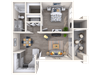 1 Bed 1 Bath 820 Sq Foot Layout 1 Bed 1 Bath 820 Sq Foot Layout
